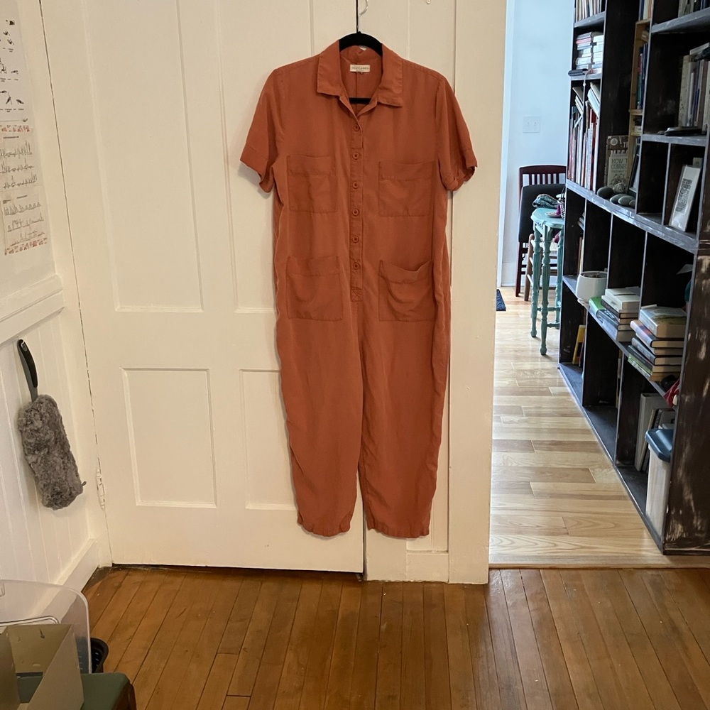 Tradlands Finn jumpsuit in poppy